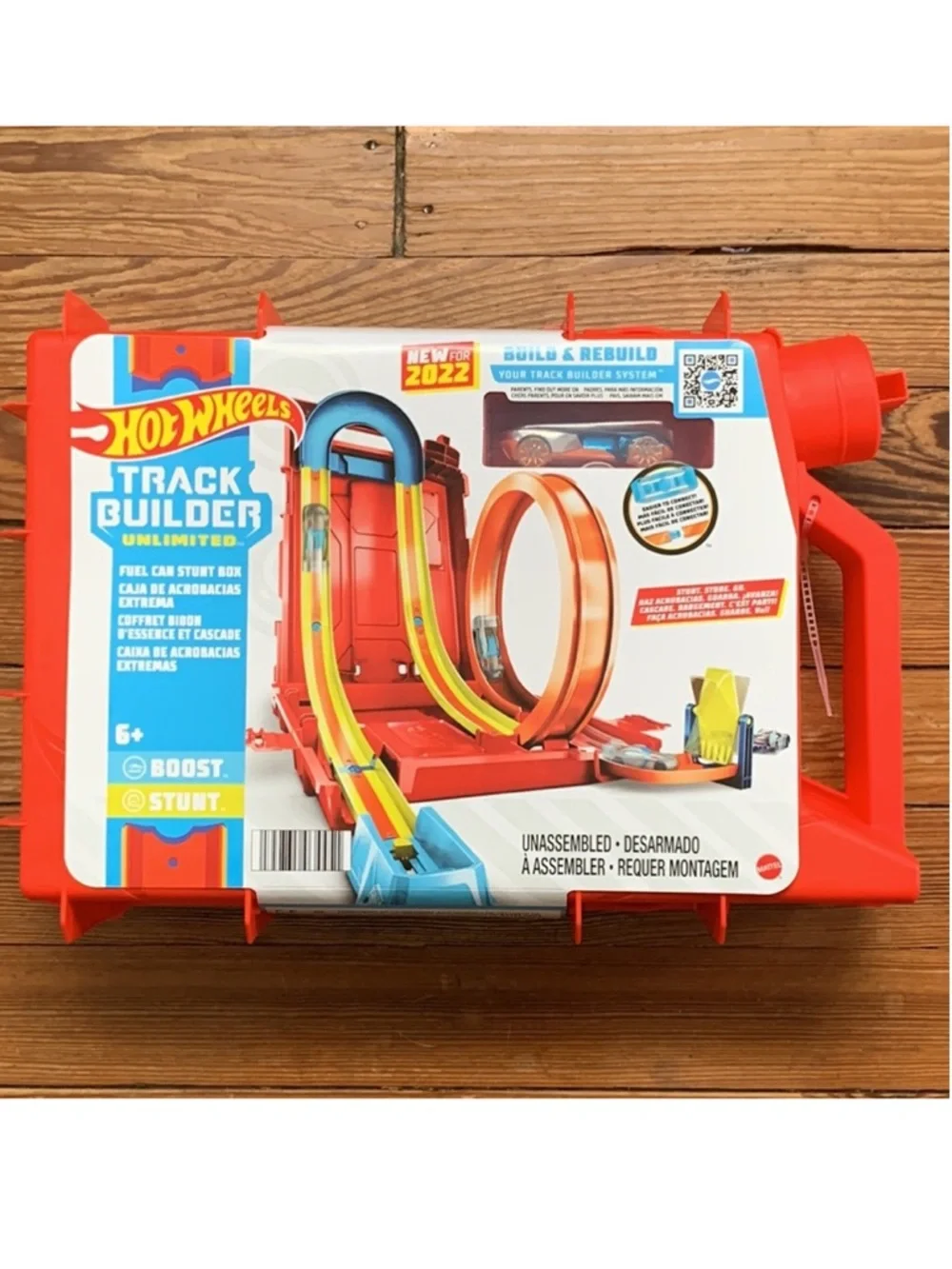 Hot Wheels Track Builder Fuel Can Stunt Box